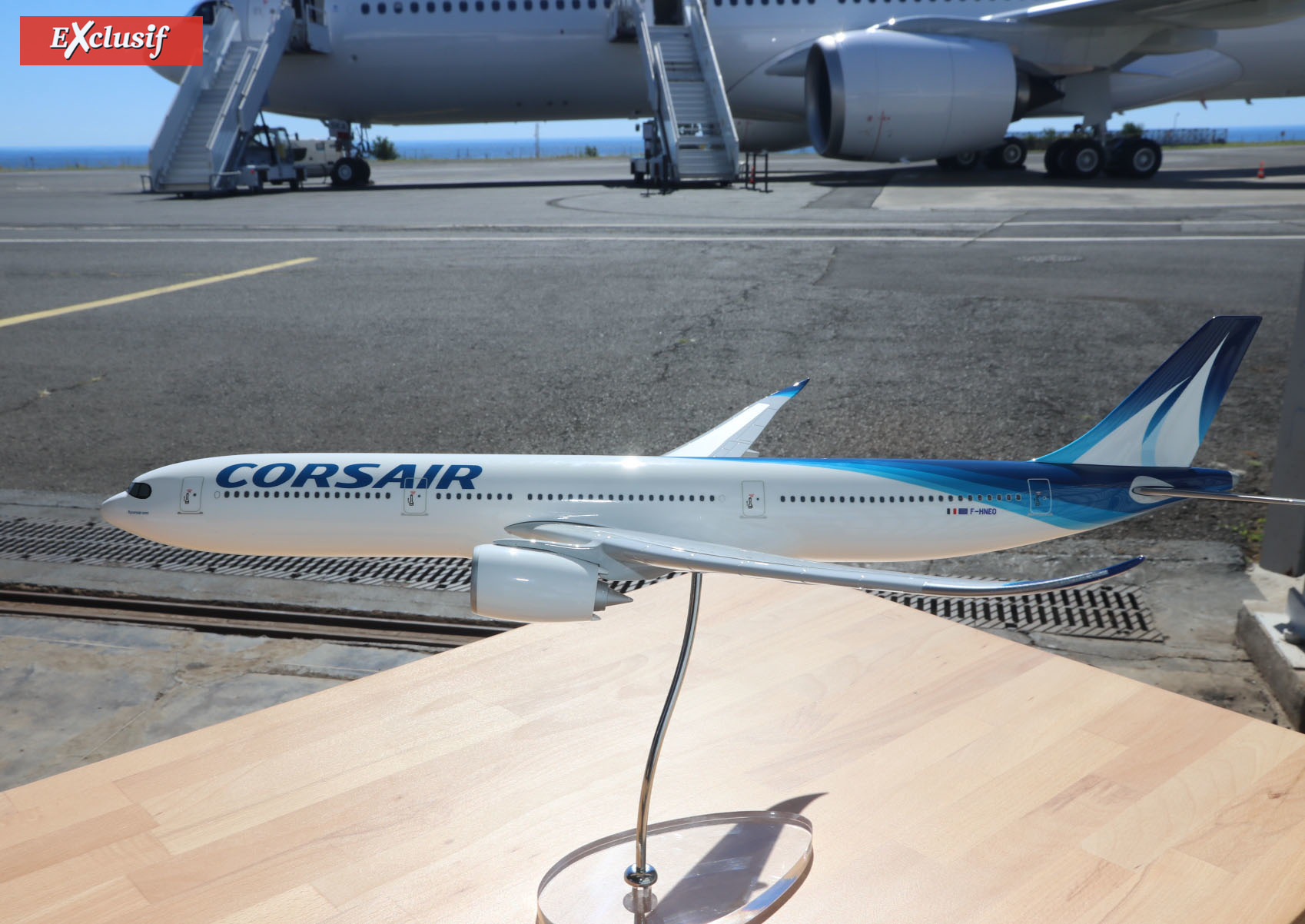 Le nouvel Airbus A330neo de Corsair pour desservir La Réunion