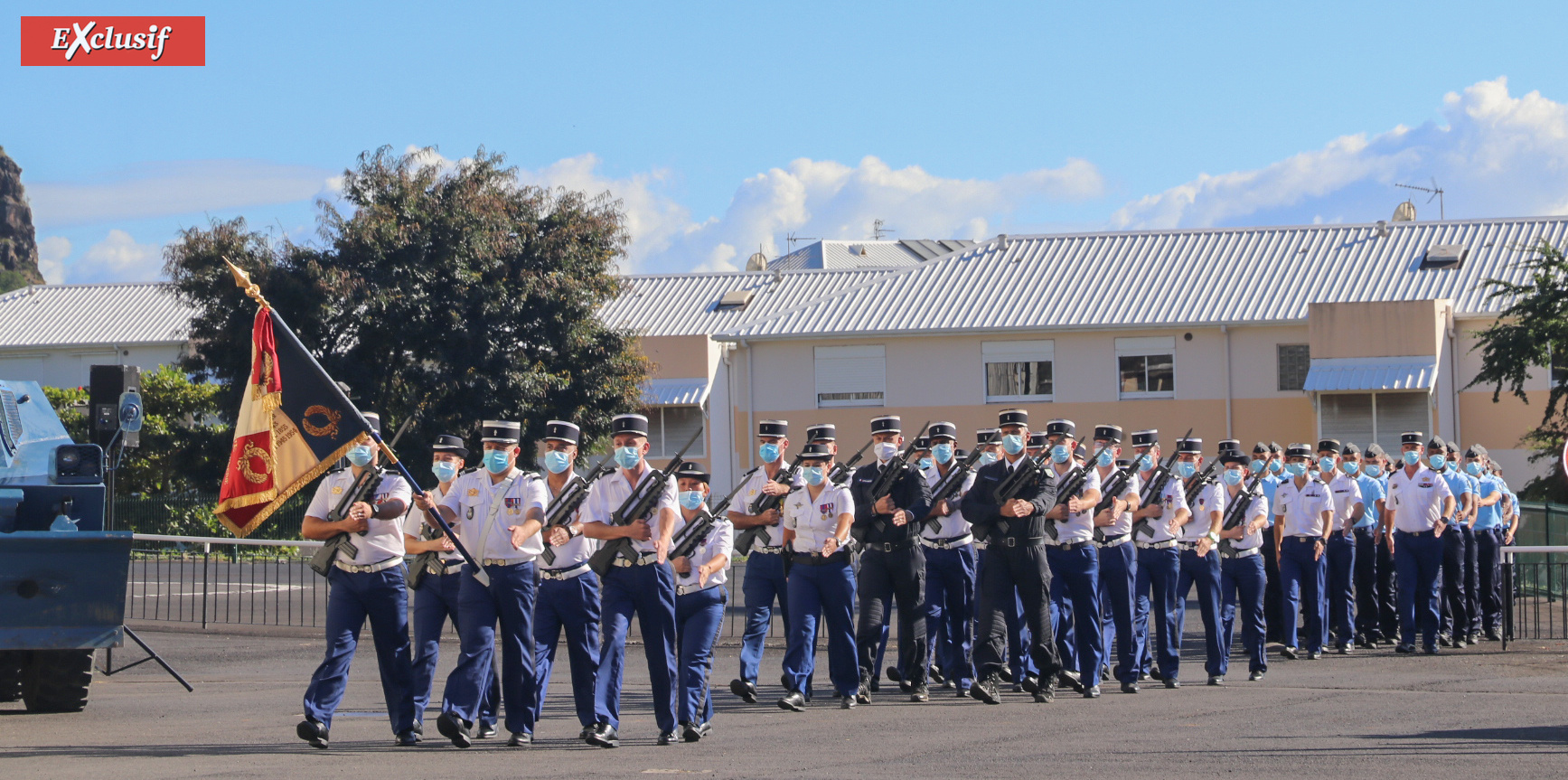 Gendarmerie Nationale: fin de formation des Gendarmes Adjoints Volontaires et médaillés