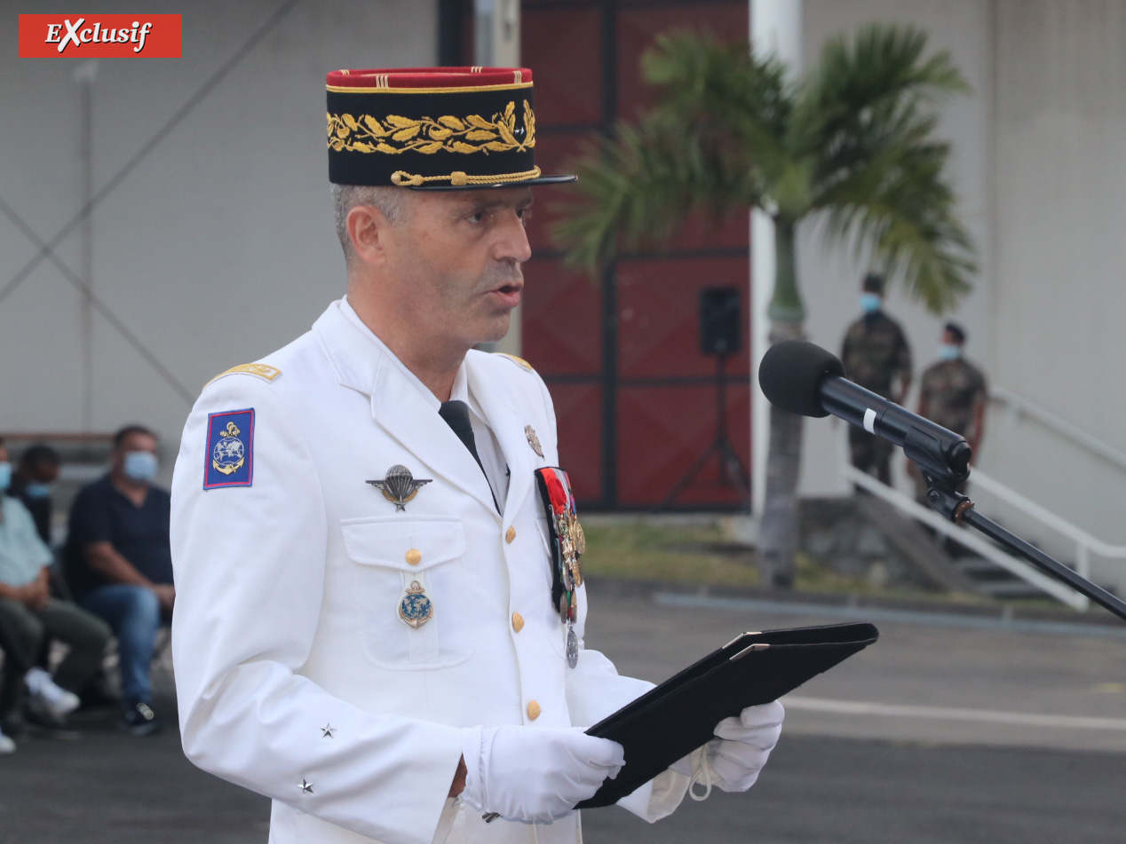 Le général Thierry Laval, commandant du SMA