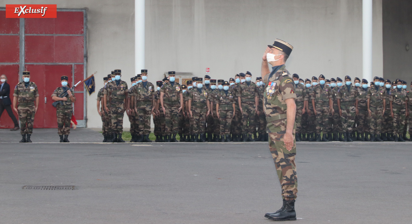 RSMA-R: passation de commandement chef de corps