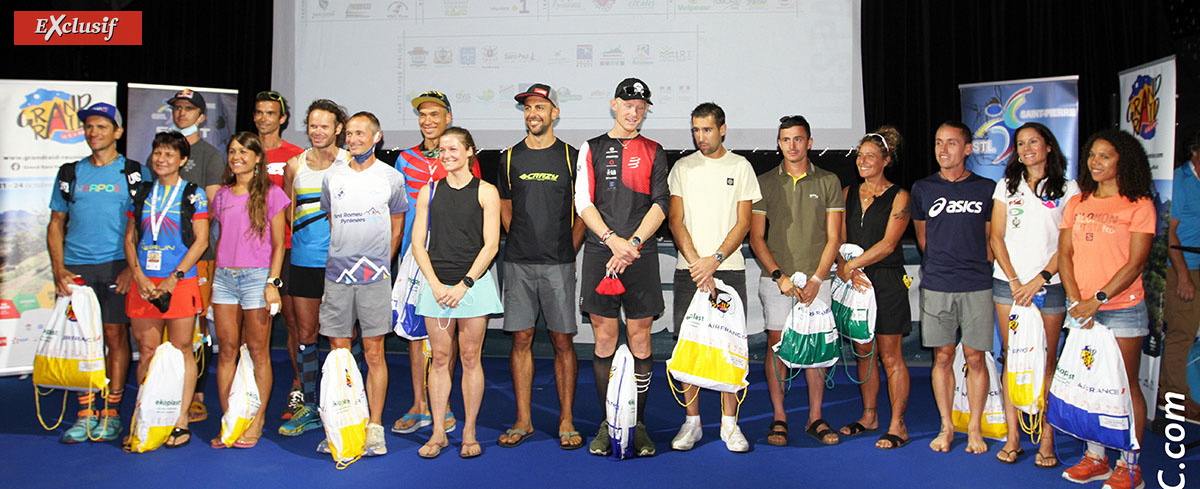 Les coureurs invités ont reçu leurs dossards