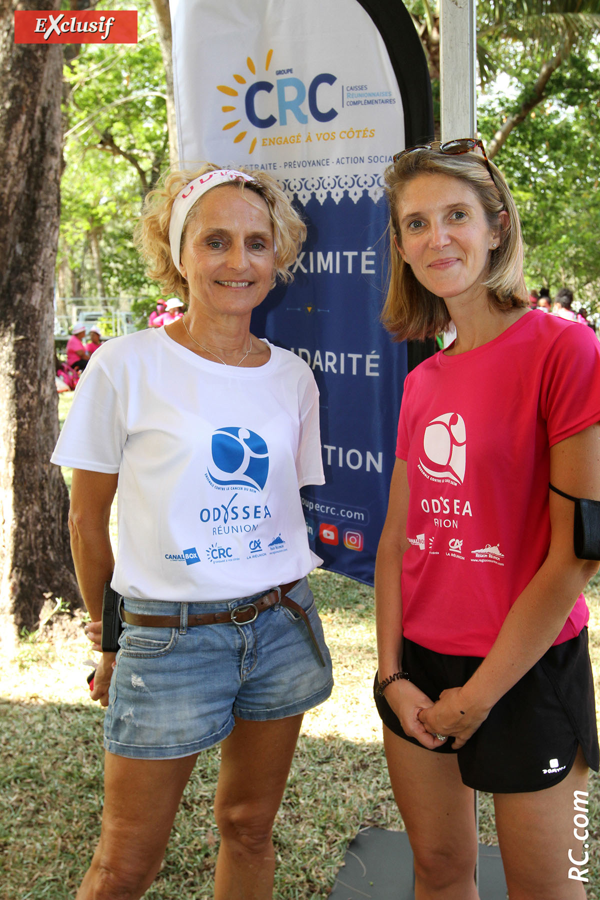 Nathalie Bourcier et Nathalie Ho-Pun-Cheung du Groupe CRC fidèle à Odyssea depuis plusieurs années