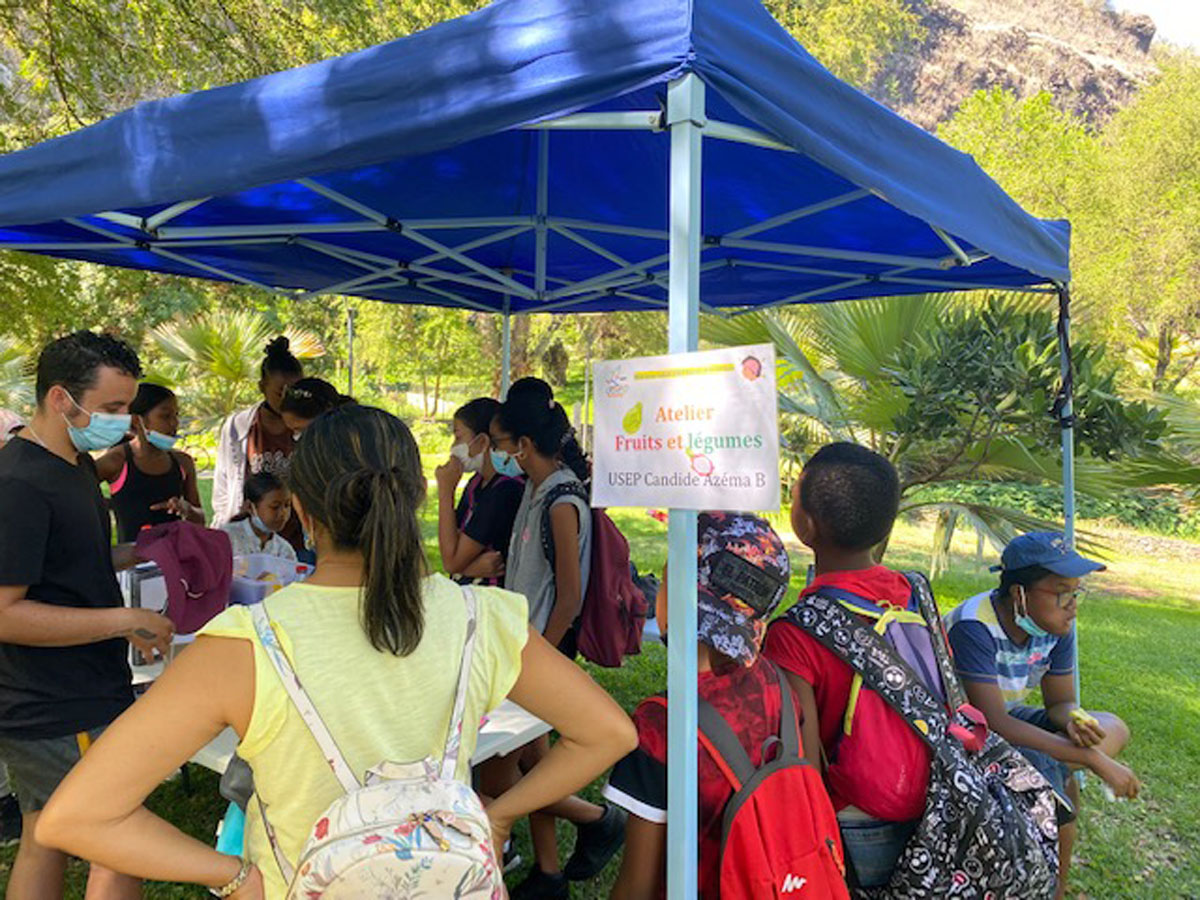 Un moment de découverte et d'évasion pour une centaine d'enfants de l'île