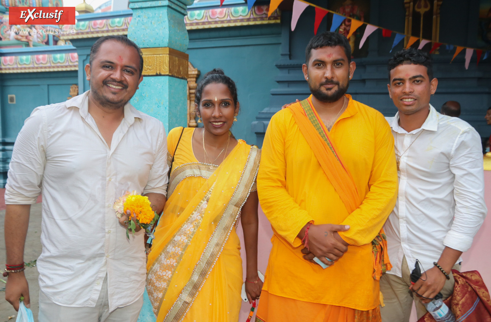 Marche sur le feu au temple tamoul du Chaudron: photos