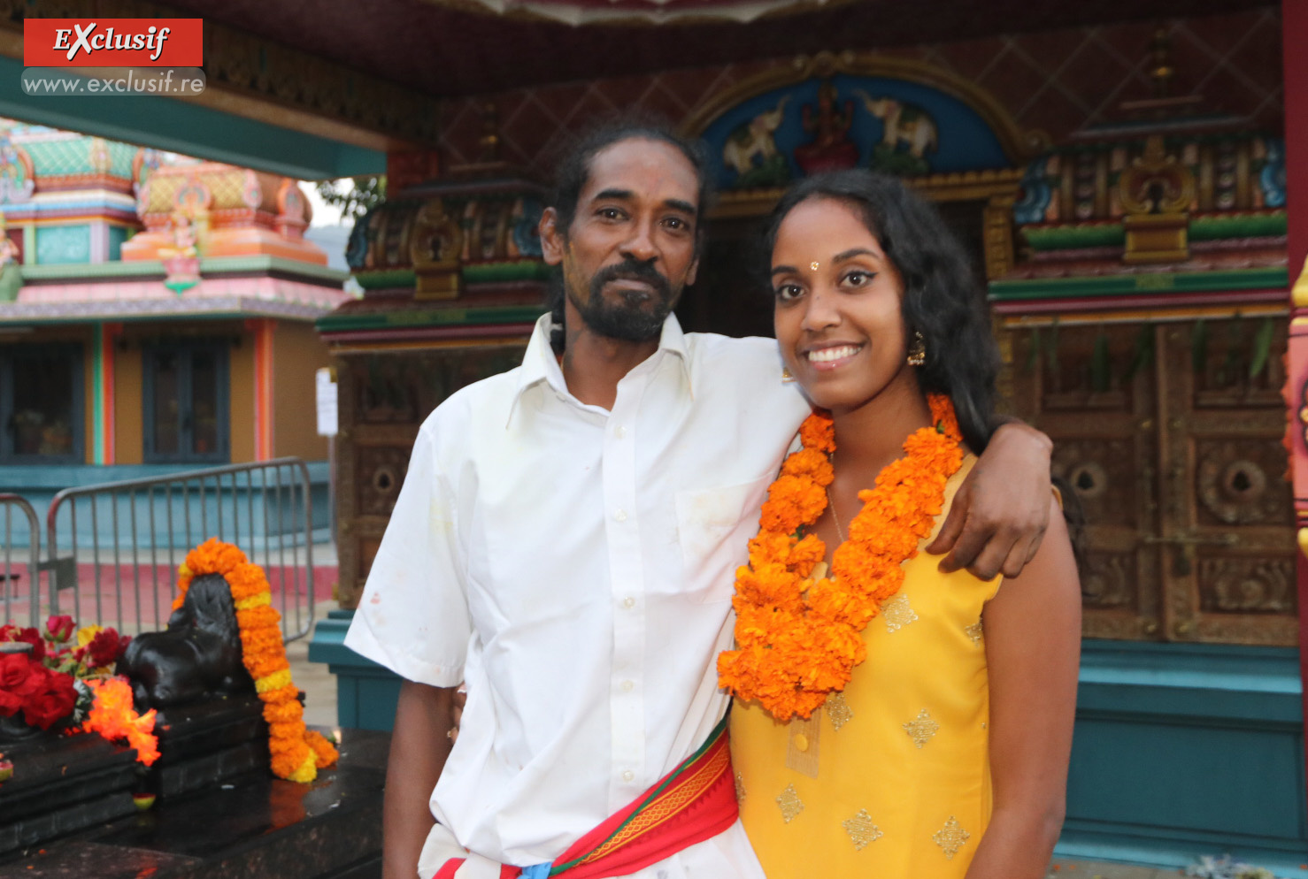 Marche sur le feu au temple tamoul du Chaudron: photos