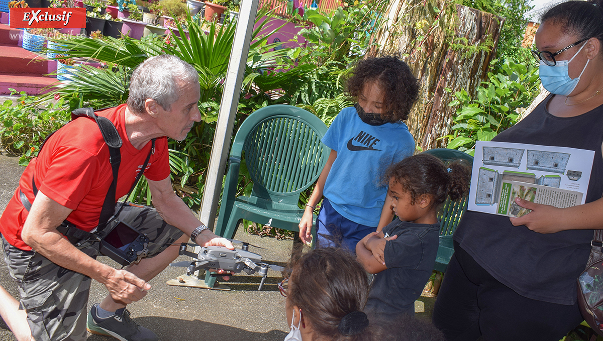 Atelier drône avec Thierry Mercier de Colibri