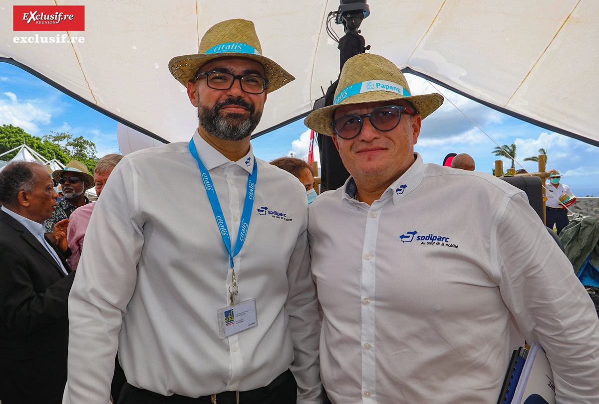 Nicolas Rupert, directeur Sodiparc, et son président Gérard Françoise