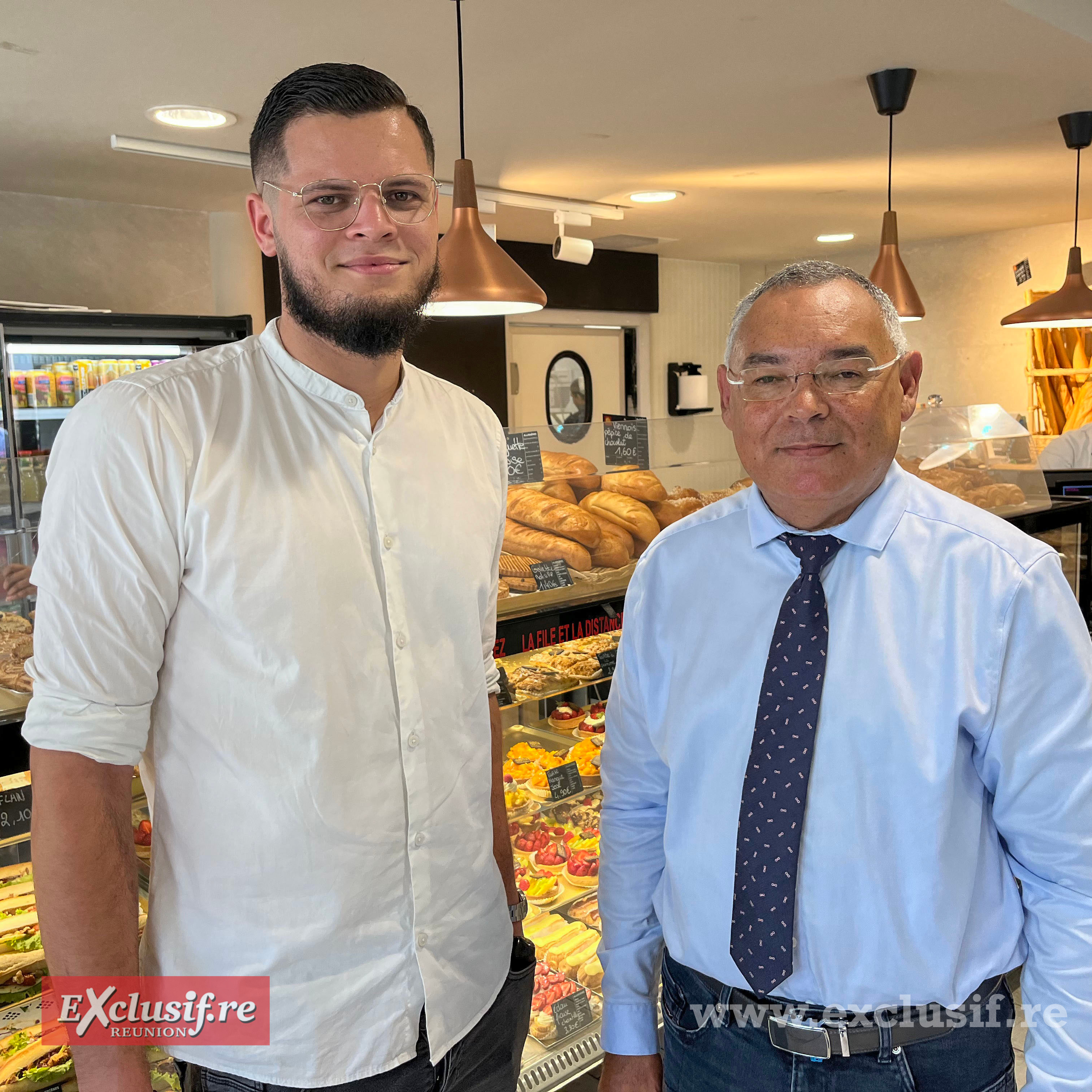 Florian Paris, boulanger-pâtissier, et Bernard Picardo