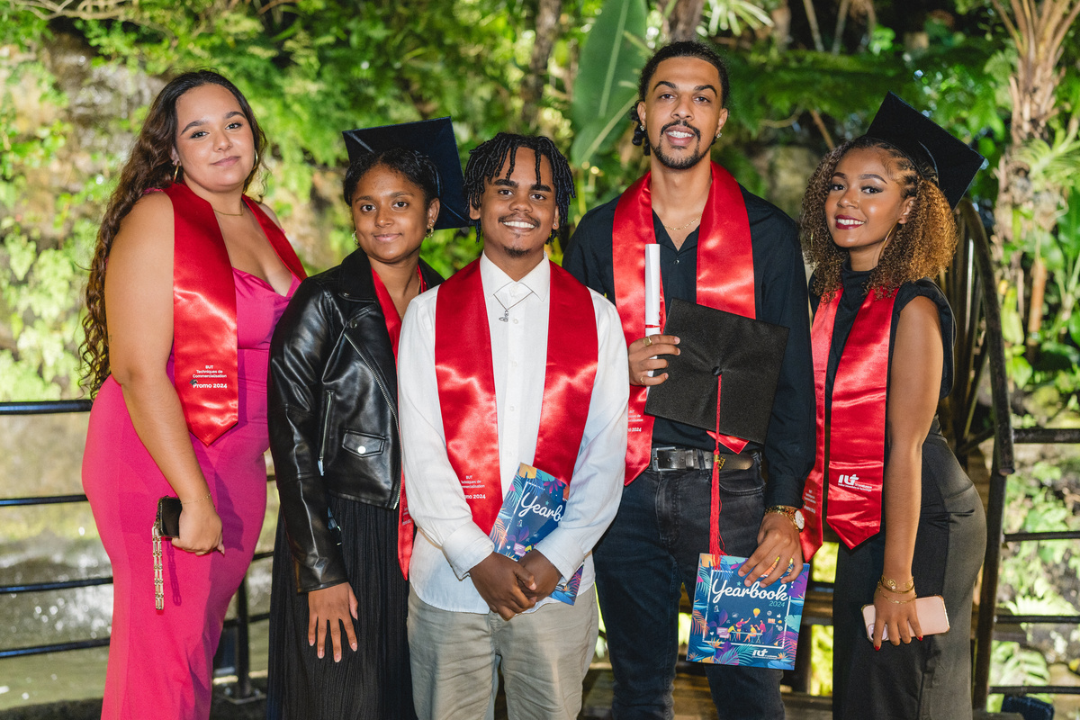 IUT Réunion: premiers diplômés de Bachelor Universitaire de Technologie!