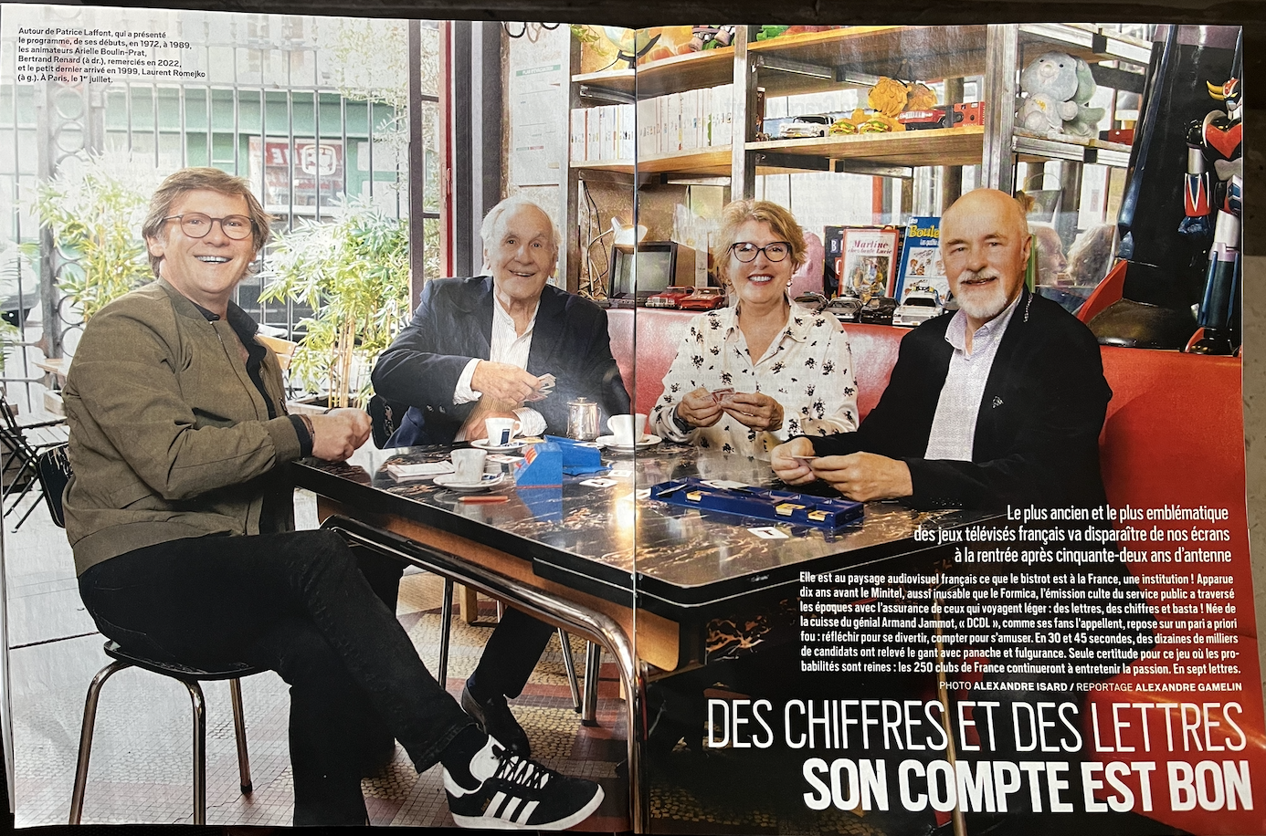 Article sur l'arrêt de l'émission paru dans Paris Match n°3924 du 18 juillet 2024