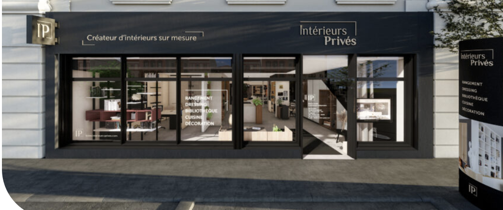 "Intérieurs Privés", un concept très tendance... (photo d'un magasin de métropole))