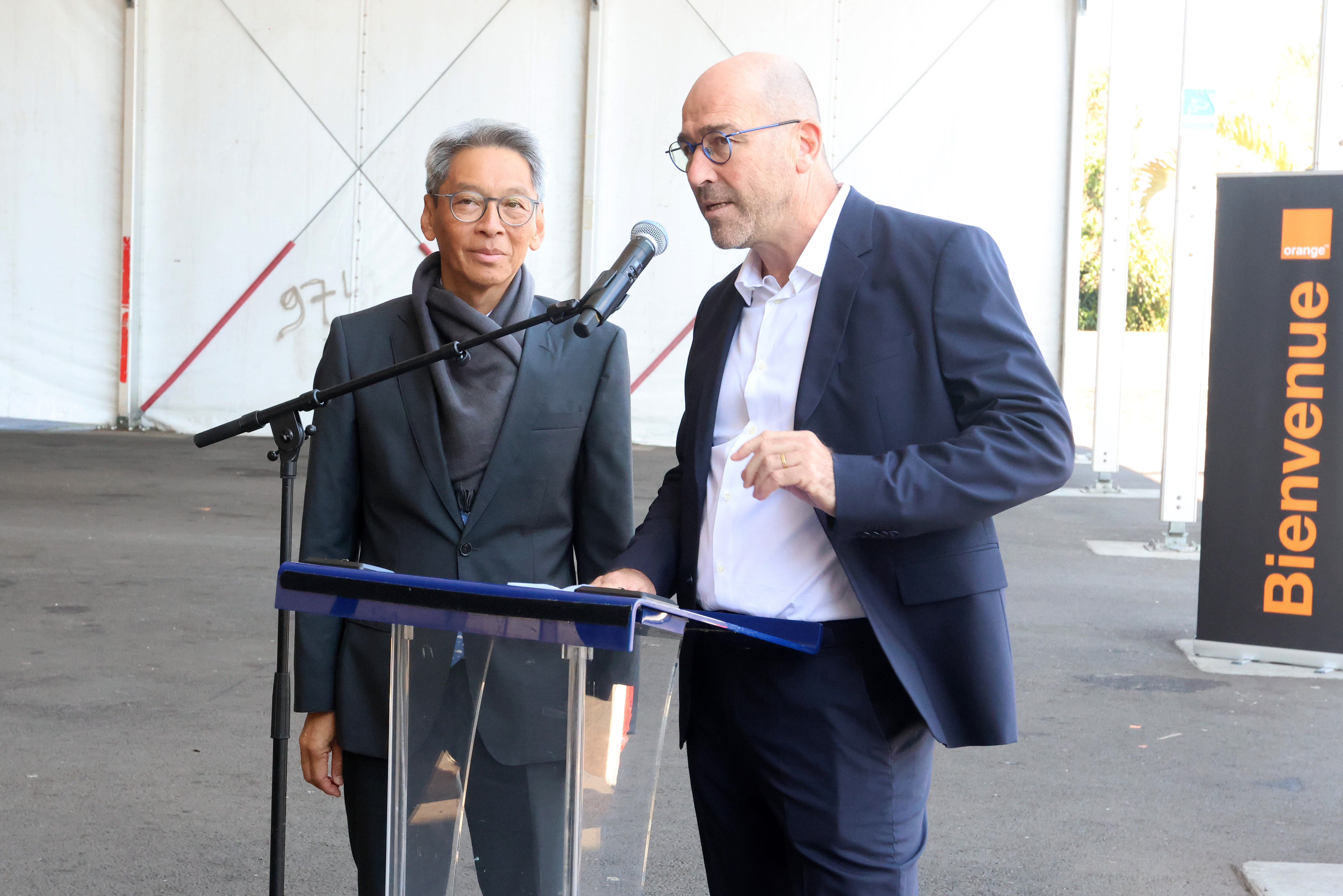 Patrice Thien Ah Koon et André Martin ont tous deux vanté les avantages de la 5G