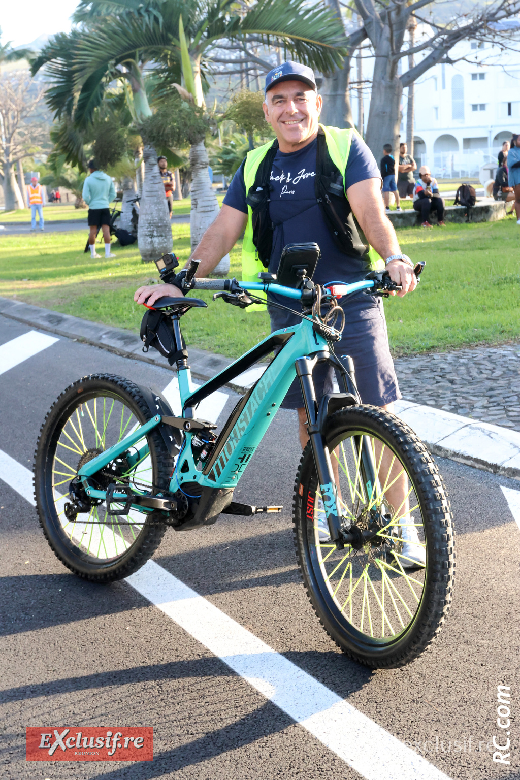 A vélo, Marco était aux premières loges