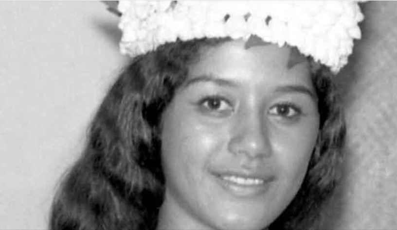 Edna Tepava, élue Miss France 1974 à l'âge de 18 ans (photo Radio1)