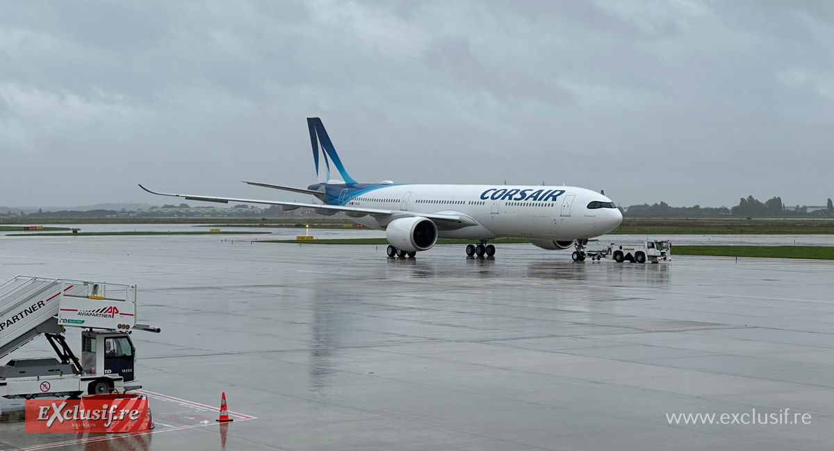 Corsair: vol inaugural de son 8ème A330neo vers La Réunion