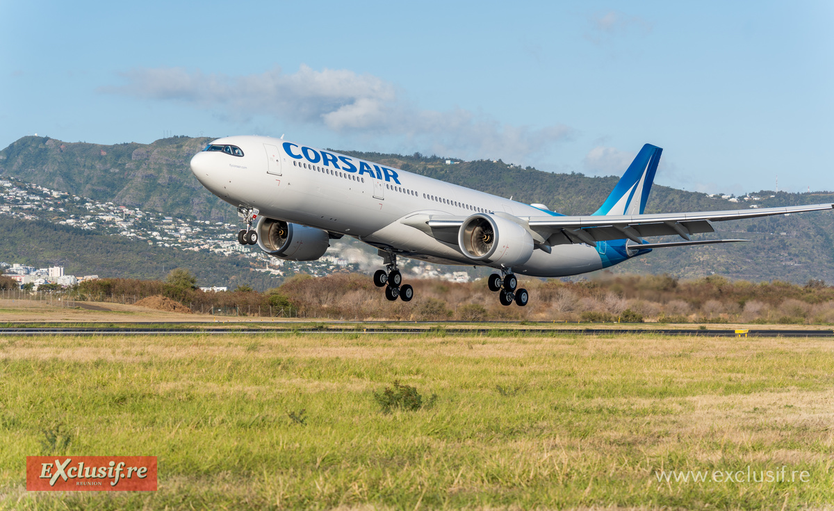 Corsair: vol inaugural de son 8ème A330neo vers La Réunion