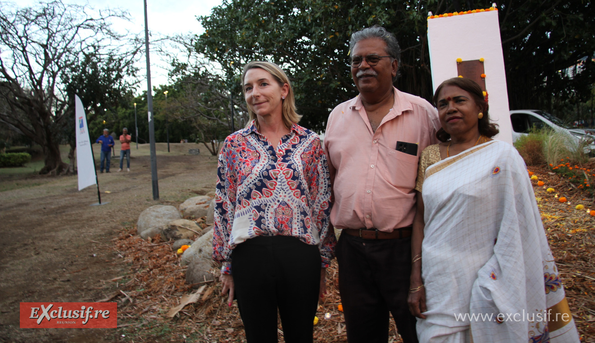 Hommage au Mahatma Gandhi à Saint-Denis