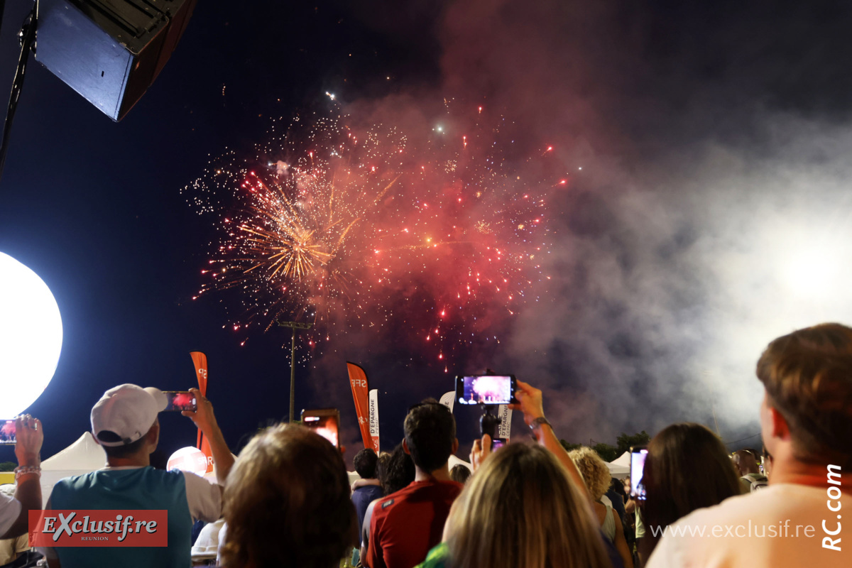 Un joli feu d'artifice pour clôturer la fête