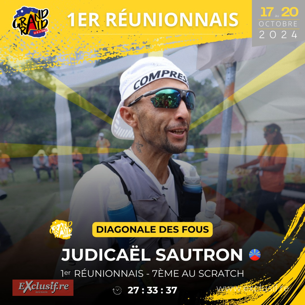 Judicaël Sautron : 1er Réunionnais du Grand Raid...