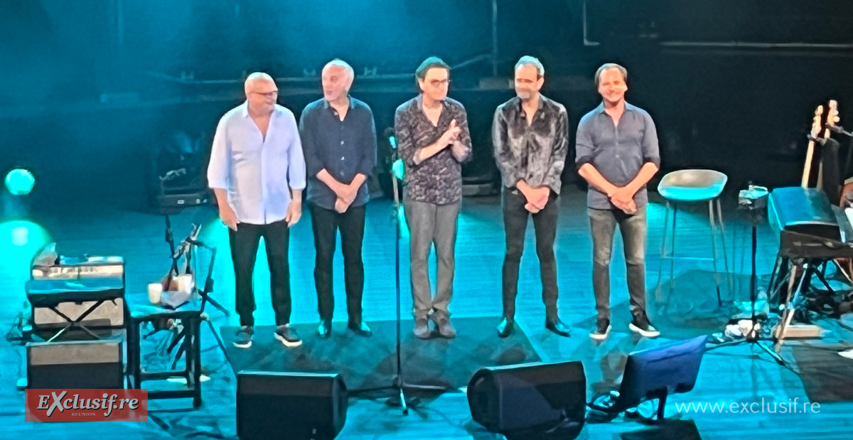 3 rappels et standing-ovation pour Francis Cabrel et ses musiciens