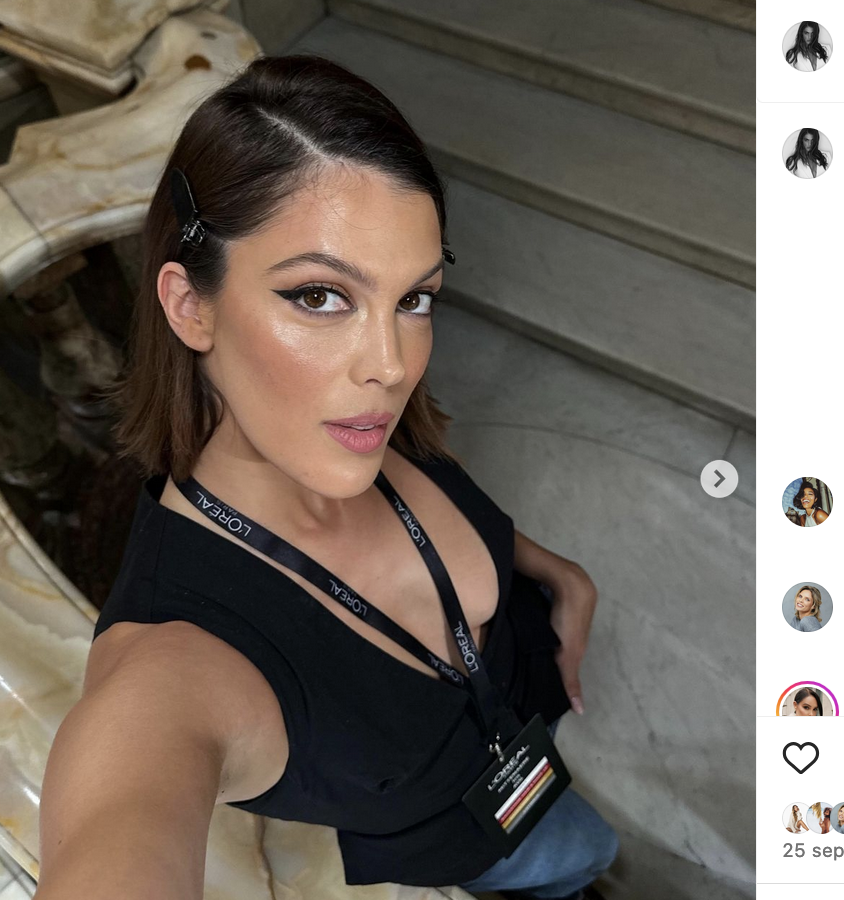 Iris Mittenaere, femme battue pendant plus de 3 mois (photo Instagram)