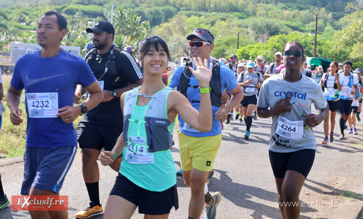 Marie Guerdin participait à son premier Trail de Rodrigues