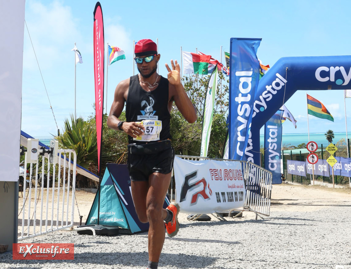 Brian François, a dominé les 28 km avec un temps de 2h 27' 08''