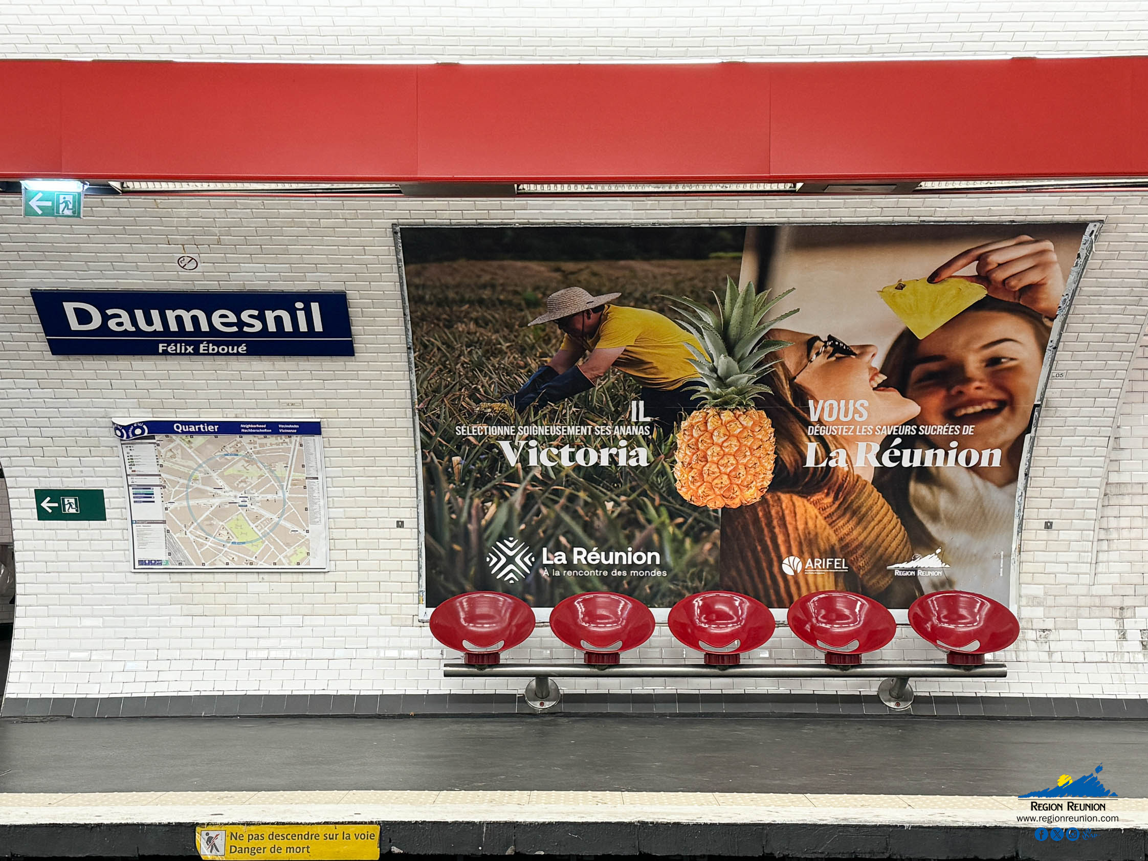 L'ananas Victoria est l'autre fruit mis en avant dans cette campagne