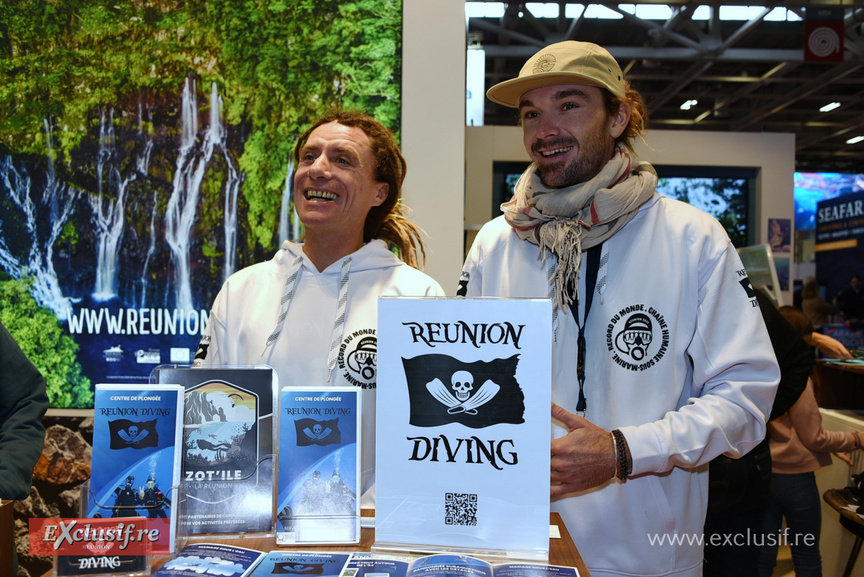 Elouan Saunier et Louis Boita de Réunion DIving