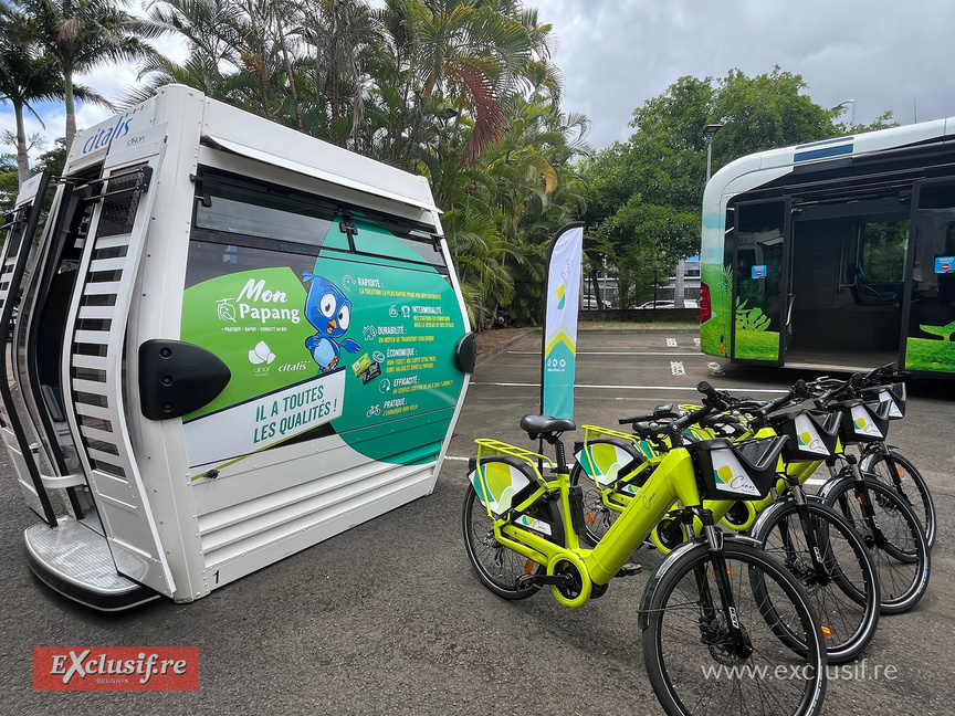 Téléphérique, vélos, bus: le choix existe