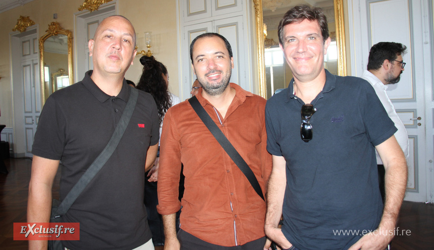 Laurent Rako, Anthony Rivière et Antoine Hassler