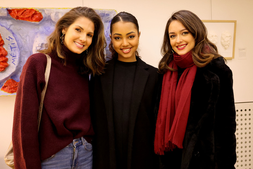 Trois Miss Réunion étaient présentes: Marie Payet, Marine Futol et Morgane Lebon