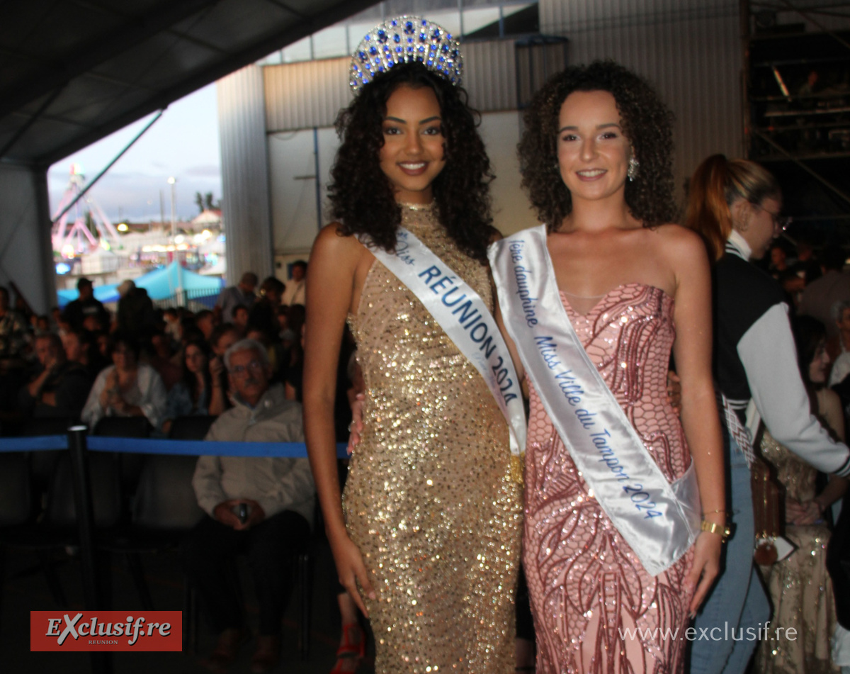 Marine Futol et Adrianna Benard, 1ère dauphine Miss Plaine des Cafres 2024