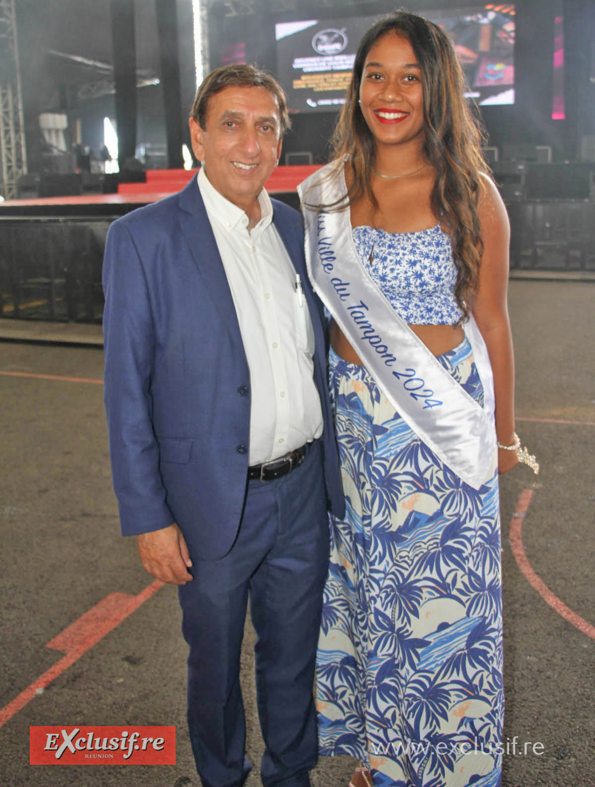 Aziz Patel et Amandine Lauret, Miss Ville du Tampon 2024,