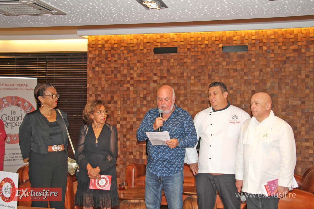 Béatrice Sigismeau et Brigitte Absyte, du Département, Frédéric Foucque, président OTI-Nord, Claude Pothin et Thierry Marx