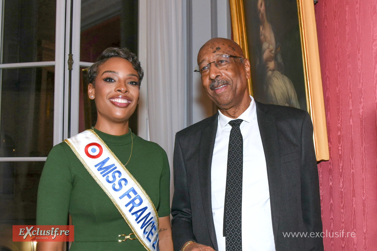 Avec le sénateur de la Guyane, Georges Patient